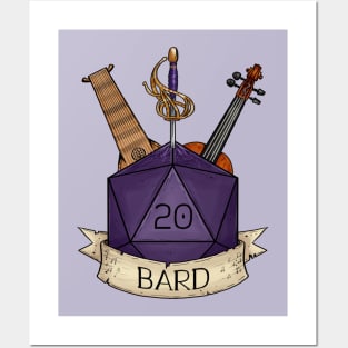 D20 - Bard Posters and Art